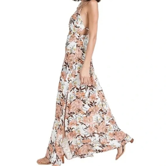 Maaji Dresses & Skirts - MAAJI CREMON AURORA TROPICAL FLORAL MAXI DRESS FRONT OPENING SIZE LARGE